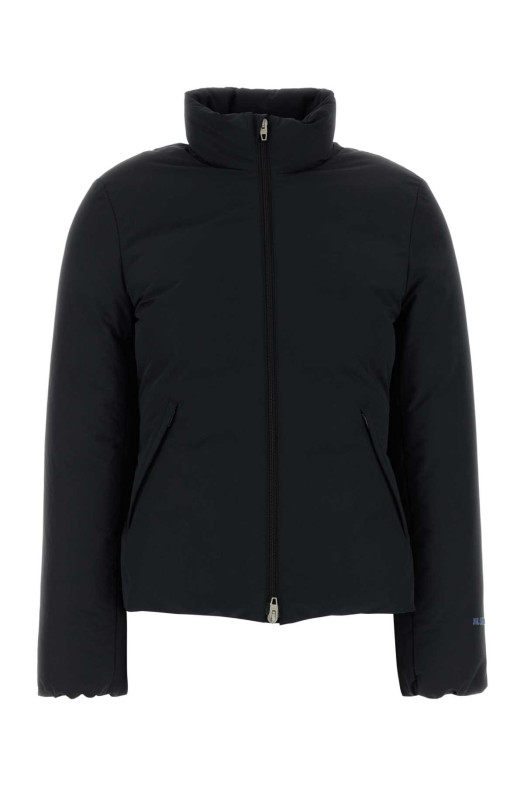Black polyester down jacket JIL SANDER (J02AF0137J74276)