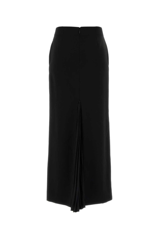 Black wool skirt JIL SANDER (J02MA0378J40356)
