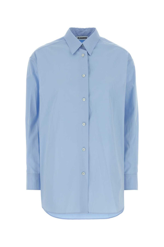 Light-blue poplin oversize shirt JIL SANDER (J03DL0223J45342)