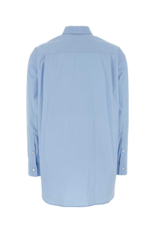 Light-blue poplin oversize shirt JIL SANDER (J03DL0223J45342)