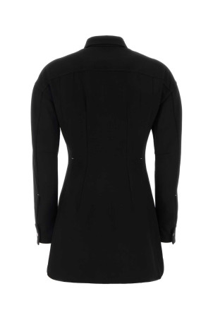 Black wool blend shirt JIL SANDER (J03DL0236J40399)
