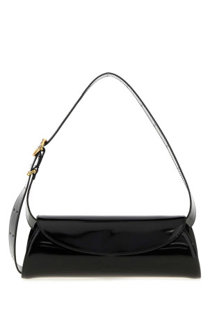 Black leather small Cannolo shoulder bag JIL SANDER (J07WD0023P9447)