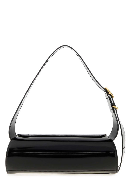 Black leather small Cannolo shoulder bag JIL SANDER (J07WD0023P9447)