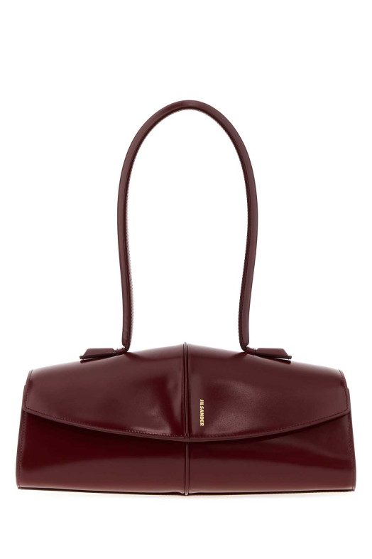 Tiziano red leather Linea shoulder bag JIL SANDER (J08ZH0104P9054)