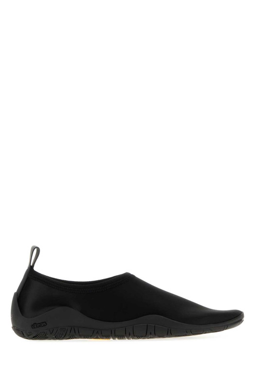 Black fabric Elbe slip ons JIL SANDER (J16WS0042P3742)