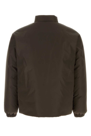 Chocolate polyester down jacket Brown JIL SANDER (J22AF0119J70207)