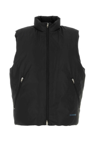 Black polyester sleeveless down jacket JIL SANDER (J22AF0125J70207)