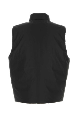 Black polyester sleeveless down jacket JIL SANDER (J22AF0125J70207)