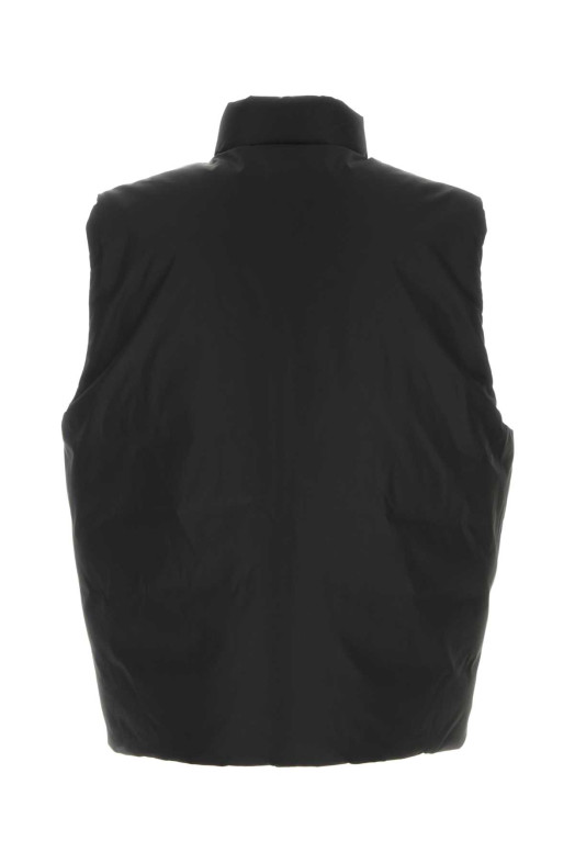 Black polyester sleeveless down jacket JIL SANDER (J22AF0125J70207)