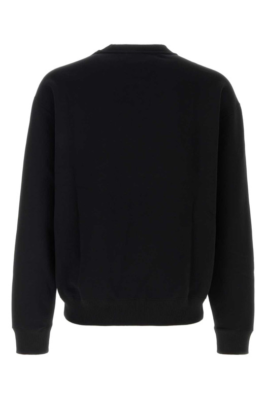 Black cotton sweatshirt JIL SANDER (J22GU0166J20128)