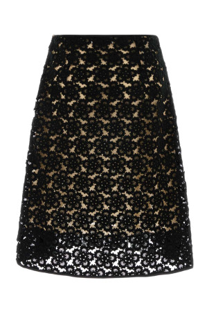 Black lace skirt Black MIU MIU (MG2683SOOO19SL)