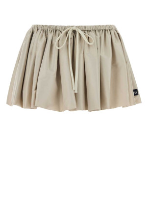Sand jacquard mini skirt MIU MIU (MG2713SOOO1904)