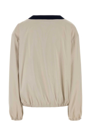 Sand tech fabric oversize sweatshirt MIU MIU (MT2247SOOO1904)