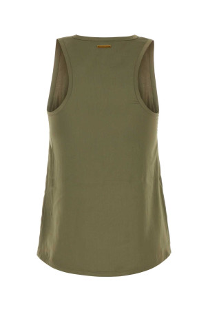 Green satin tank top MICHAEL BY MICHAEL KORS (MT640TXAYJ)