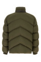Olive green polyester down jacket TOM FORD (OJD007FMN090)