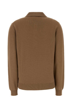 Camel wool blend Highland polo shirt BLAZE (PUKNI13WOO)
