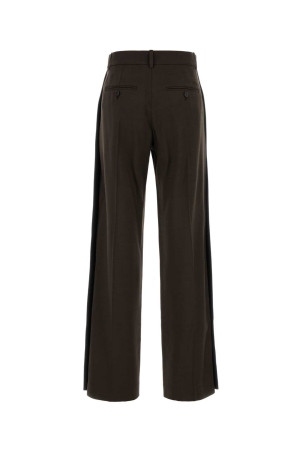 Chocolate wool blend pant Brown LOEWE (S359Y04XJG)