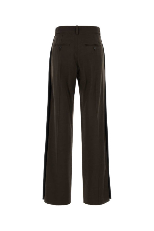 Chocolate wool blend pant Brown LOEWE (S359Y04XJG)