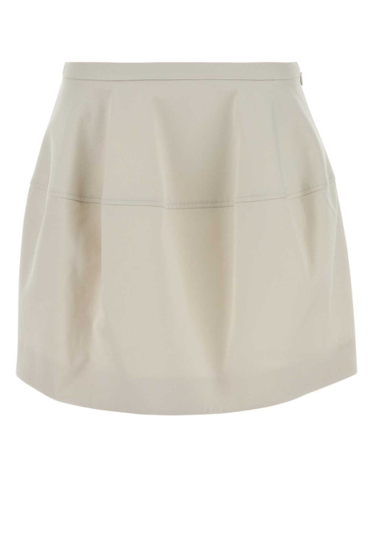 Ivory cotton blend skirt Beige LOEWE (S359Y08XBU)