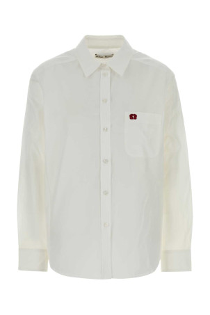 White poplin Fancy shirt BLAZE (SHBSH08EFAN)