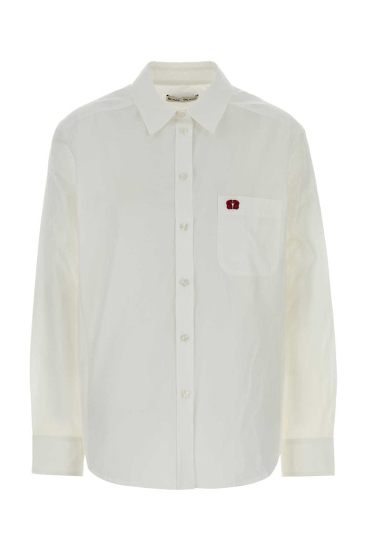White poplin Fancy shirt BLAZE (SHBSH08EFAN)