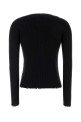 Black cashmere Henley sweater UMA WANG (UK7111)