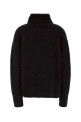 Black stretch alpaca blend sweater UMA WANG (UK7164)