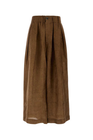 Biscuit viscose blend Poetic wide-leg pant UMA WANG (UP3008)