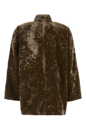 Brown velvet Kika blazer UMA WANG (UP6016)
