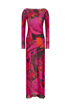 'Orchidee' dress Fuchsia