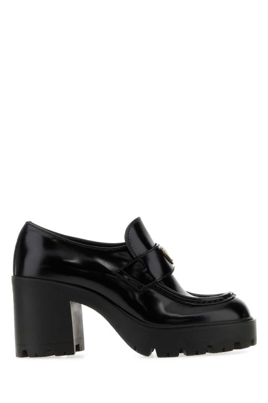 Black leather pumps Black PRADA (1D563OF085055)