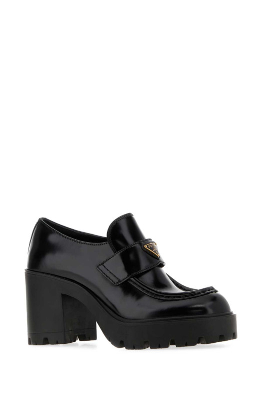 Black leather pumps Black PRADA (1D563OF085055)