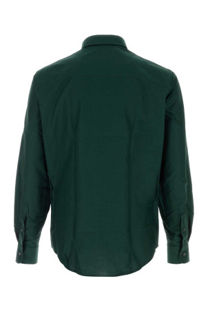 Bottle green oxford shirt AMI (HSH878CO0210)