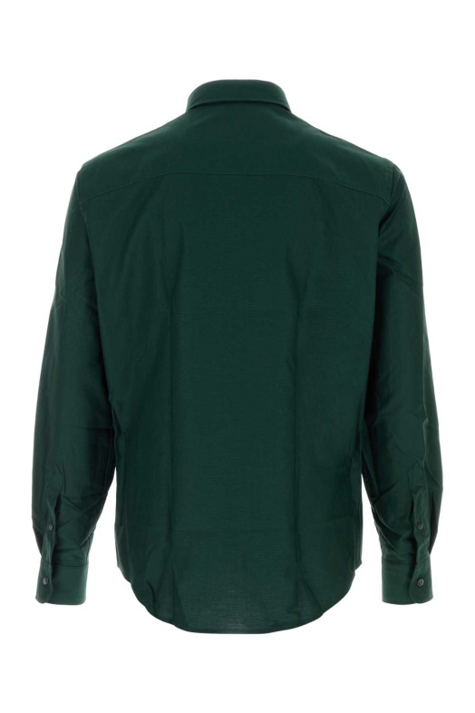 Bottle green oxford shirt AMI (HSH878CO0210)