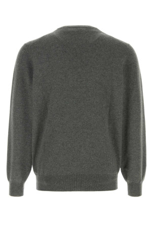 Серый кашемировый свитер BRUNELLO CUCINELLI (M2200162)