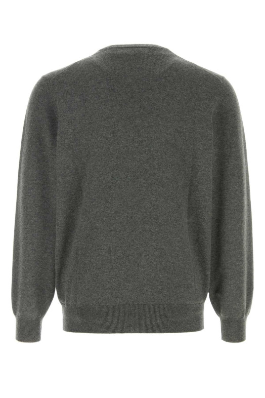 Серый кашемировый свитер BRUNELLO CUCINELLI (M2200162)