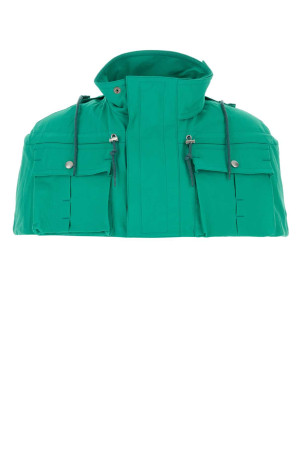 Green nylon cape PRADA (SGD236SOOO199Y)