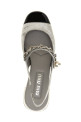 Слінгбеки Velvet, срібні MIU MIU 5I045EF0353LQCF0M3W