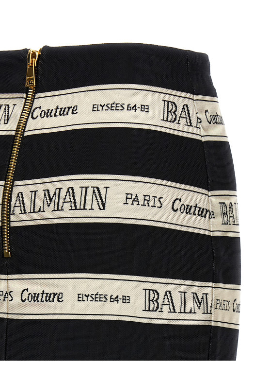 Юбка «Nastro Balmain», черная EF1LC245JJ95EDY