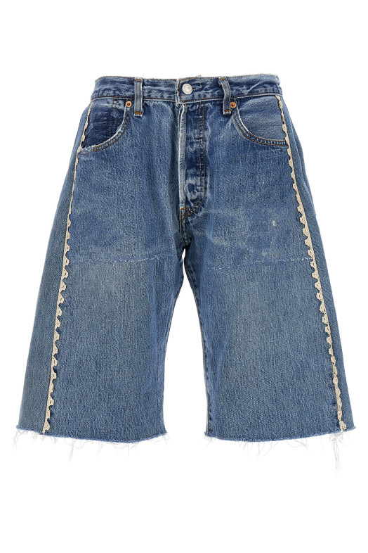 'Vintage Lasso' Bermuda Shorts BLUE