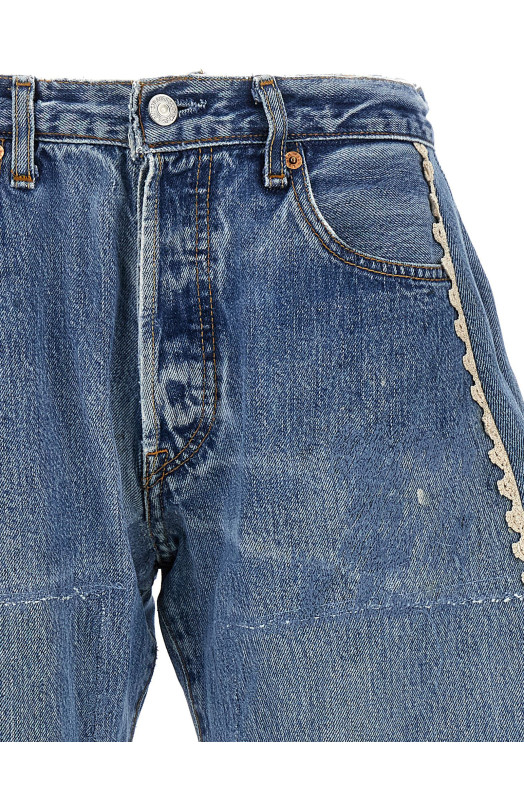 'Vintage Lasso' Bermuda Shorts BLUE