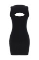 'Off Stamp' dress Black-grey