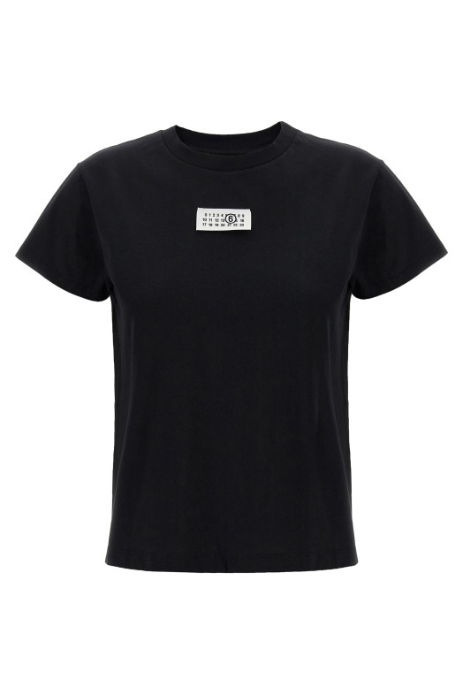 'Numeric Signature MM6' T-shirt Black