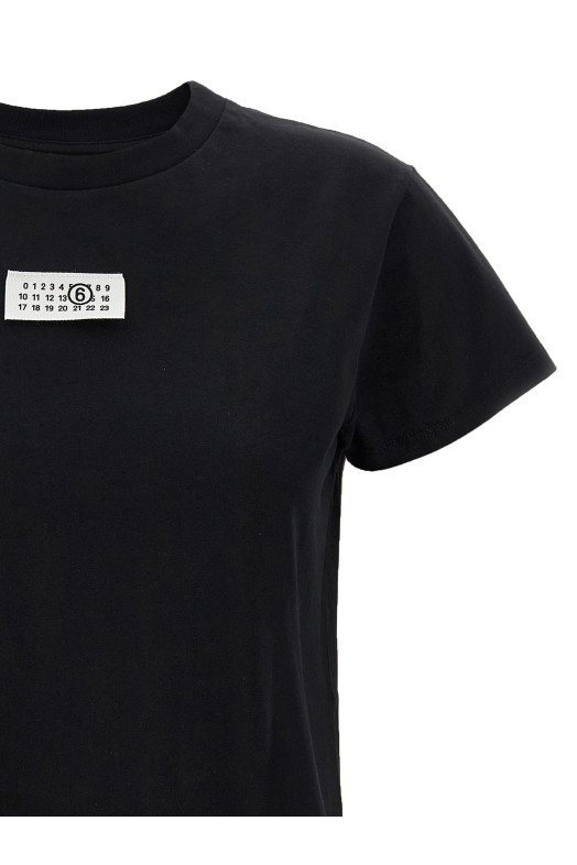 'Numeric Signature MM6' T-shirt Black