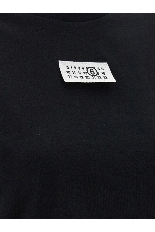 'Numeric Signature MM6' T-shirt Black