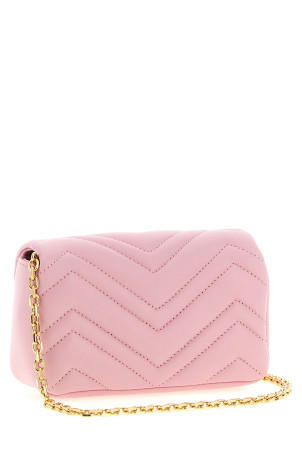 'GG Marmont' chevron crossbody bag  Pink