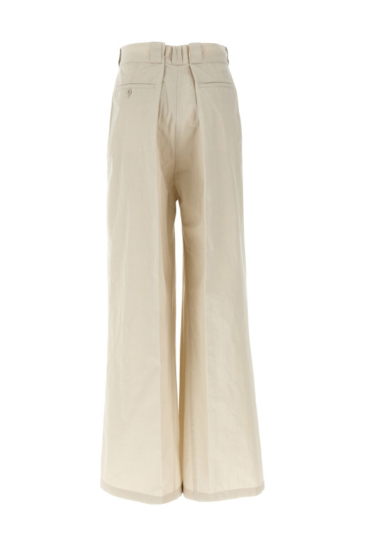 Широкий ассортимент брюк бежевого цвета MAISON MARGIELA S51KA0601M35289800
