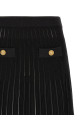 Плісирована спідниця, чорна BALMAIN HF1LBB53KK100PA