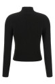 Свитер с ребристой вязкой и логотипом, черный ALEXANDER WANG 1KC4261039001