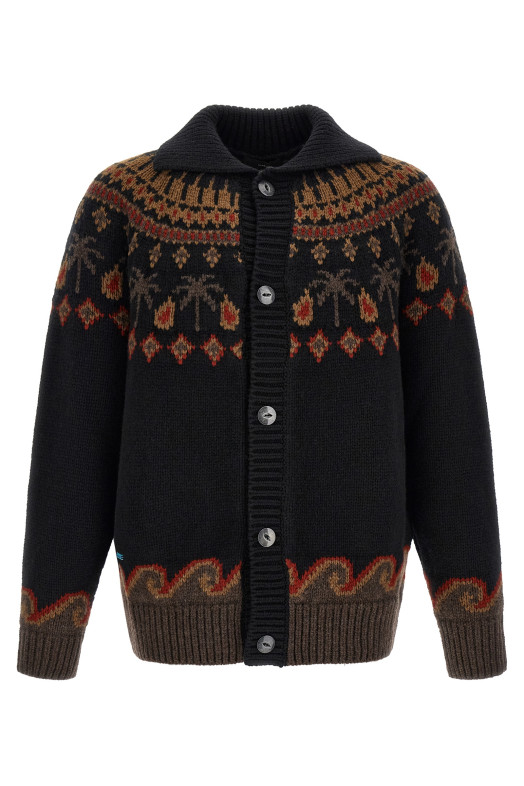 'Sweet Winter' cardigan Black